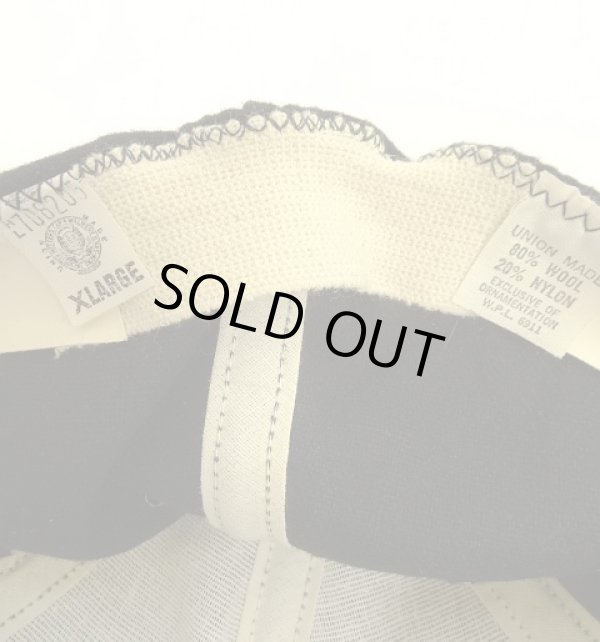 画像8: 60'S UNKNOWN 6パネル ウール ベースボールキャップ ブラック USA製 (DEADSTOCK)