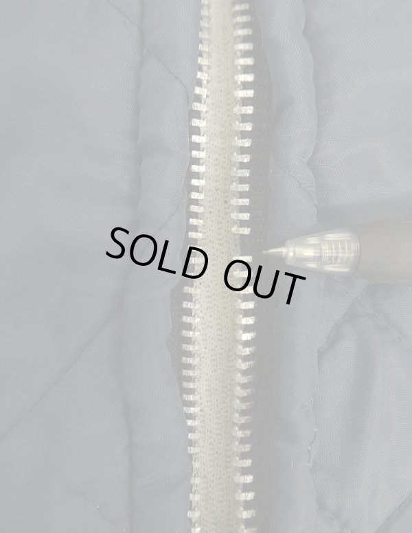 画像5: 70'S UNKNOWN 裏地サーマル キルティングジャケット ネイビー SIMCOアルミジップ (VINTAGE)