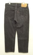 画像3: 90'S LEVIS 501 デニム ブラック メキシコ製 W34L30 (VINTAGE)