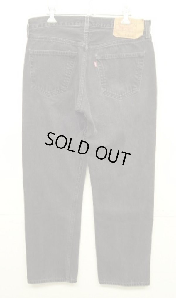 画像3: 90'S LEVIS 501 デニム ブラック メキシコ製 W34L30 (VINTAGE)
