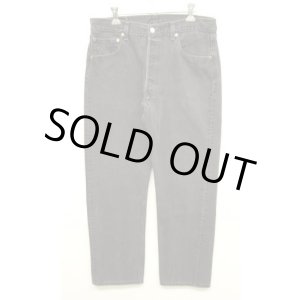 画像: 90'S LEVIS 501 デニム ブラック メキシコ製 W34L30 (VINTAGE)