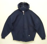 画像: 90'S RUSSELL ATHLETIC フルジップ スウェットパーカー ネイビー メキシコ製 (VINTAGE)