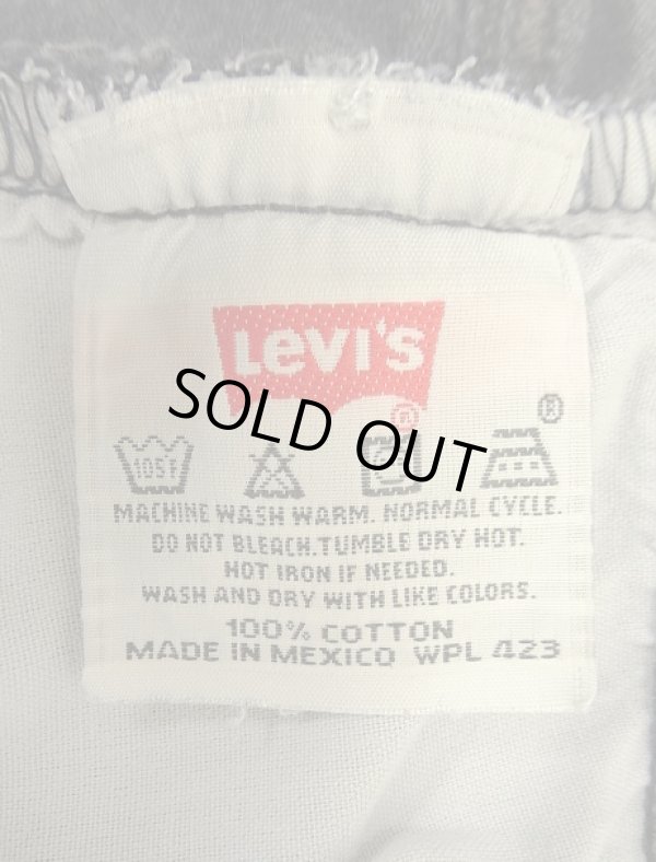 画像2: 90'S LEVIS 501 デニム ブラック メキシコ製 W34L30 (VINTAGE)
