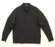 画像1: ARC'TERYX "SKYLINE LS SHIRT" 比翼付き スナップボタン ナイロンシャツ ブラック (USED)