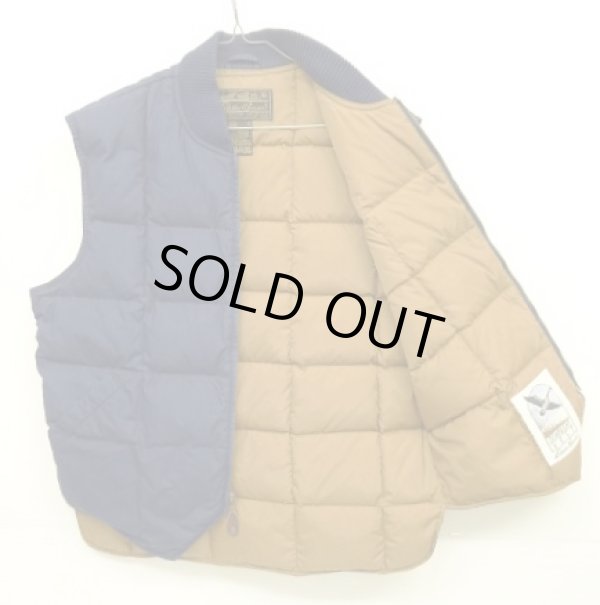 画像3: 90'S EDDIE BAUER "DOWNLIGHT VEST" 黒タグ グースダウン スクエアキルト ダウンベスト ネイビー (VINTAGE)