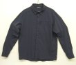 画像1: ARC'TERYX "SKYLINE LS SHIRT" 比翼付き スナップボタン ナイロンシャツ ネイビー (USED)