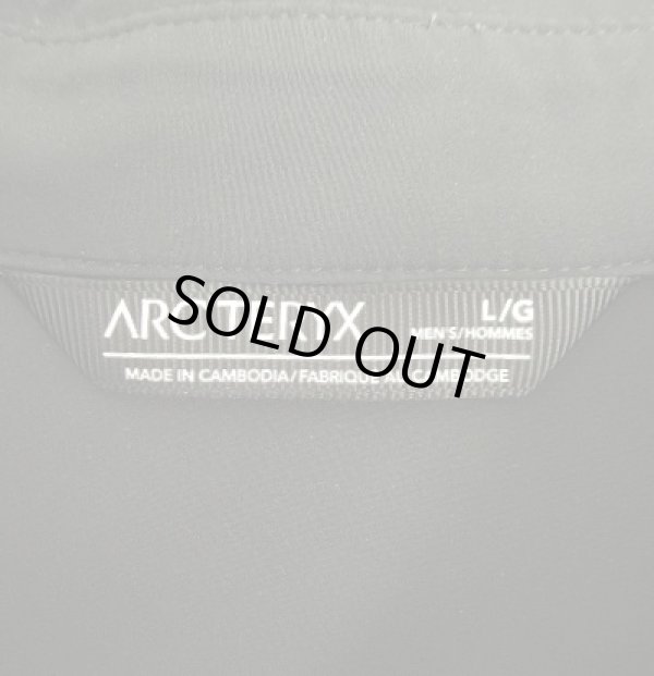 画像2: ARC'TERYX "SKYLINE LS SHIRT" 比翼付き スナップボタン ナイロンシャツ ブラック (USED)