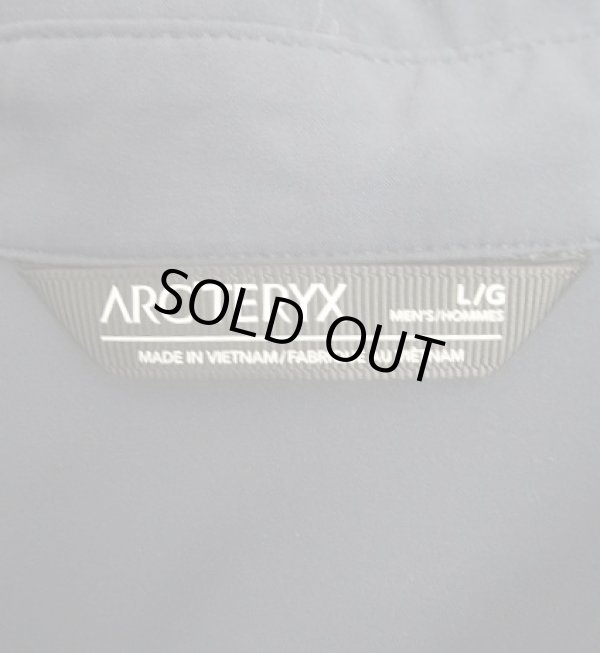 画像2: ARC'TERYX "SKYLINE LS SHIRT" 比翼付き スナップボタン ナイロンシャツ ネイビー (USED)