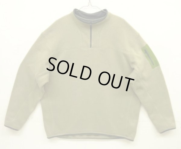 画像1: ARC'TERYX 1/4ジップ POLARTEC フリースジャケット カーキ カナダ製 (VINTAGE)