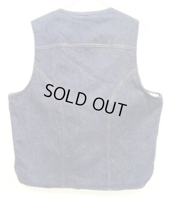 画像5: 80'S WRANGLER "NO-FAULT DENIMS" 裏地ボア デニムベスト インディゴ USA製 (VINTAGE)