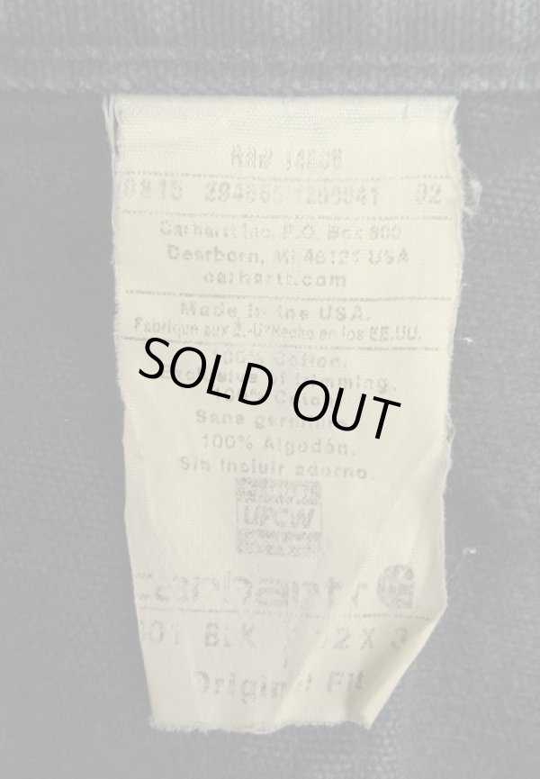 画像3: CARHARTT ダブルニー ダック ペインターパンツ ブラック W32L30 USA製 (VINTAGE)