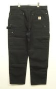 画像4: CARHARTT ダブルニー ダック ペインターパンツ ブラック W36L30 USA製 (DEADSTOCK)