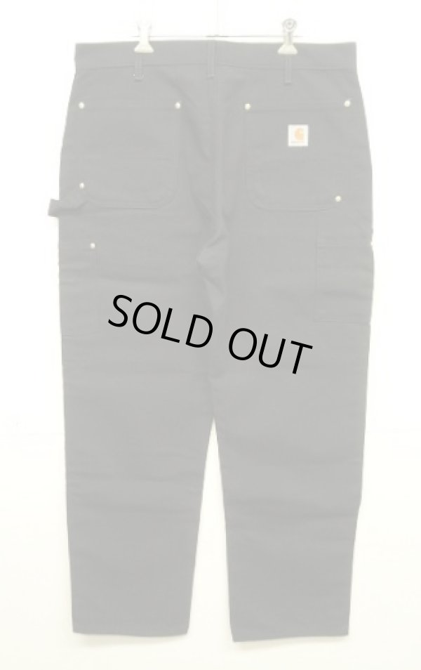 画像4: CARHARTT ダブルニー ダック ペインターパンツ ブラック W36L30 USA製 (DEADSTOCK)