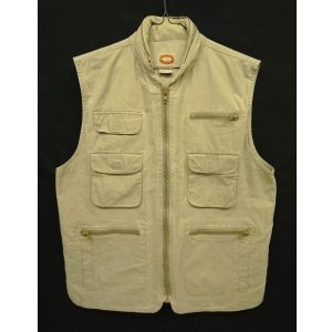 画像: 80'S BANANA REPUBLIC 初期タグ フード付き サファリベスト ベージュ (VINTAGE)