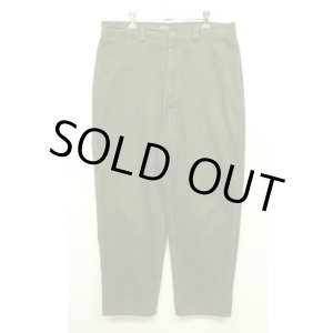 画像: 90'S RALPH LAUREN "ボックスロゴ" ノープリーツ チノパンツ オリーブ W34L30 USA製 (VINTAGE)