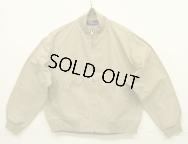 画像1: 90'S RALPH LAUREN 三角タグ キャンバス タンカースジャケット タン (VINTAGE)