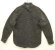 画像1: 90'S RALPH LAUREN "WESTERN" デニム 長袖 ウエスタンシャツ ブラック (VINTAGE)