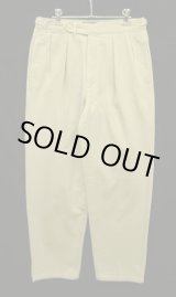 画像: 90'S RALPH LAUREN ウエスタアジャスター付き ツープリーツ チノパンツ ベージュ W32L30 USA製 (VINTAGE)