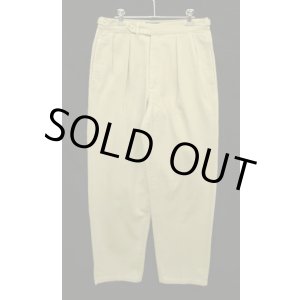 画像: 90'S RALPH LAUREN ウエスタアジャスター付き ツープリーツ チノパンツ ベージュ W32L30 USA製 (VINTAGE)
