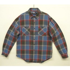 画像: 90'S RALPH LAUREN フランネル 長袖 ワークシャツ チェック柄 (VINTAGE)