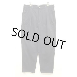画像: 90'S RALPH LAUREN "ボックスロゴ" ツープリーツ チノパンツ ネイビー W34L30 USA製 (VINTAGE)