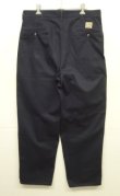 画像4: 90'S RALPH LAUREN "ボックスロゴ" ツープリーツ チノパンツ ネイビー W34L30 USA製 (VINTAGE)