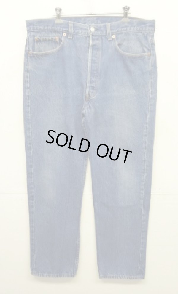 画像1: 90'S LEVIS 501 デニム インディゴ W38L30 USA製 (VINTAGE)