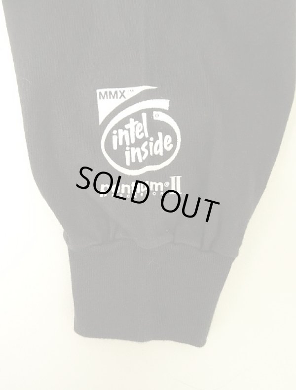 画像4: 90'S INTEL INSIDE "PENTINUMII" バックプリント 長袖 Tシャツ ブラック (DEADSTOCK)