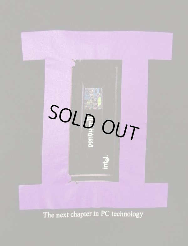 画像6: 90'S INTEL INSIDE "PENTINUMII" バックプリント 長袖 Tシャツ ブラック (DEADSTOCK)