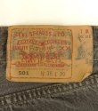画像4: 90'S LEVIS 501 デニム 先染めブラック W38L30 USA製 (VINTAGE)