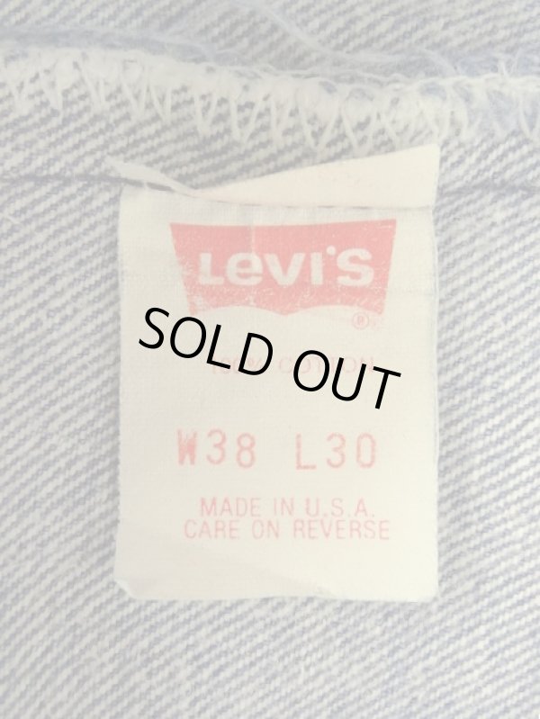 画像2: 90'S LEVIS 501 デニム インディゴ W38L30 USA製 (VINTAGE)