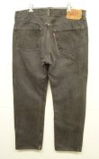 画像3: 90'S LEVIS 501 デニム 先染めブラック W38L30 USA製 (VINTAGE)