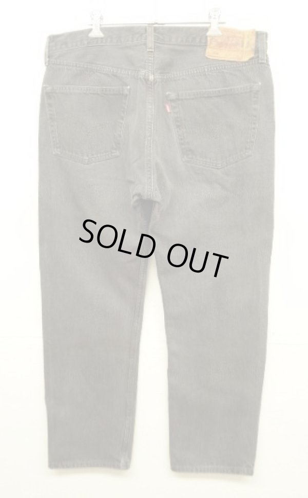 画像3: 90'S LEVIS 501 デニム 先染めブラック W38L30 USA製 (VINTAGE)