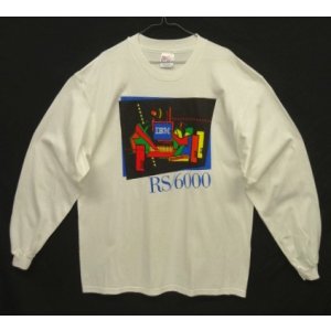 画像: 90'S IBM "RS/6000" 長袖 Tシャツ ホワイト (DEADSTOCK)