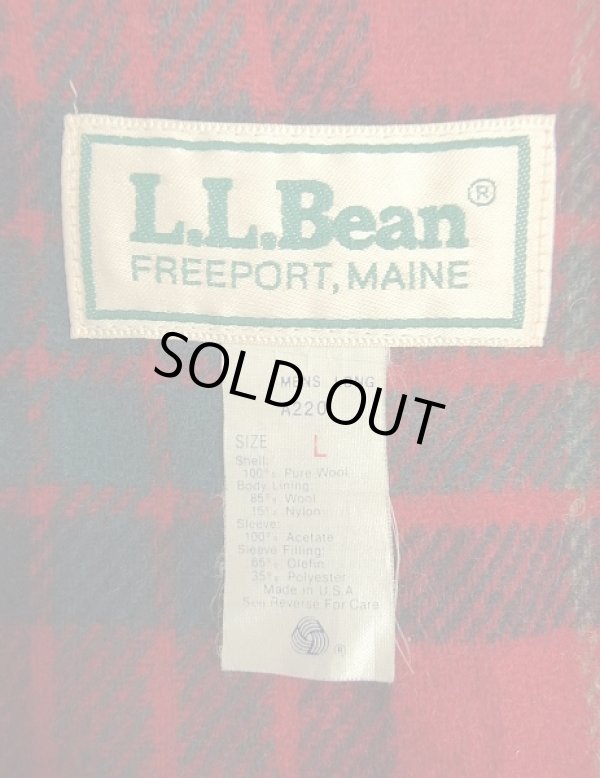 画像2: 80'S LL Bean ウール ドリズラージャケット ネイビー USA製 (VINTAGE)