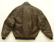 画像5: 90'S LL Bean "A-2" レザー フライトジャケット ブラウン TALONジップ USA製 (DEADSTOCK)