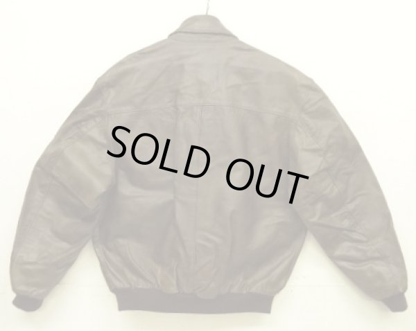 画像5: 90'S LL Bean "A-2" レザー フライトジャケット ブラウン TALONジップ USA製 (DEADSTOCK)