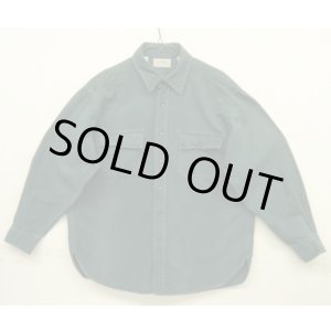 画像: 90'S LL Bean "CHAMOIS CLOTH SHIRT" 長袖 シャモアクロスシャツ ダークグリーン USA製 (VINTAGE)