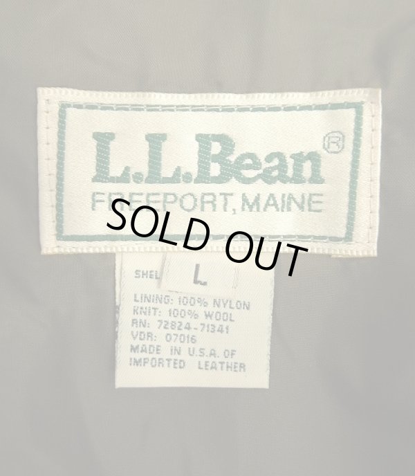 画像2: 90'S LL Bean "A-2" レザー フライトジャケット ブラウン TALONジップ USA製 (DEADSTOCK)