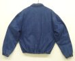 画像4: 80'S LL Bean チンスト付き 中綿入り デニム ドリズラージャケット インディゴ USA製 (VINTAGE)