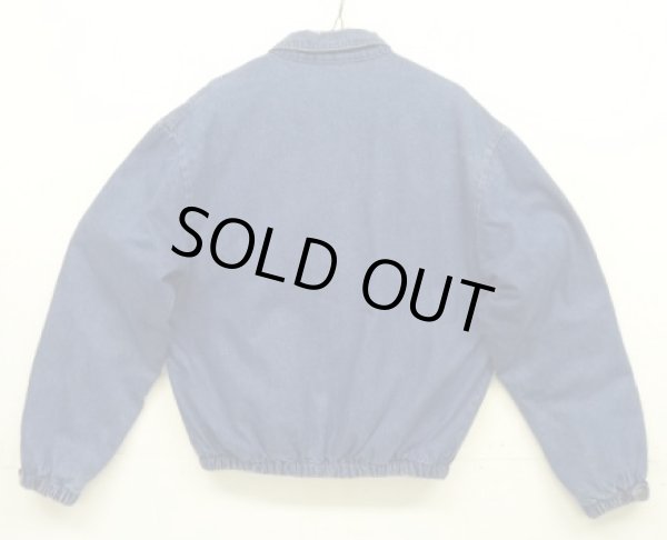 画像4: 80'S LL Bean チンスト付き 中綿入り デニム ドリズラージャケット インディゴ USA製 (VINTAGE)