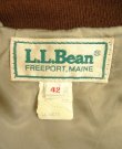 画像2: 80'S LL Bean 中綿入り レザー ドリズラージャケット ブラウン SCOVILLジップ USA製 (VINTAGE)