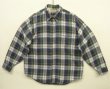 画像1: 90'S LL Bean フランネル 長袖 シャツ チェック柄 USA製 (VINTAGE)