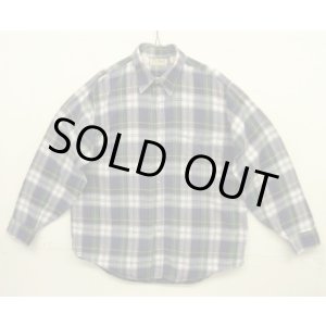 画像: 90'S LL Bean フランネル 長袖 シャツ チェック柄 USA製 (VINTAGE)