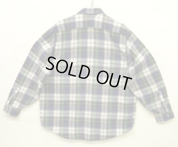 画像4: 90'S LL Bean フランネル 長袖 シャツ チェック柄 USA製 (VINTAGE)
