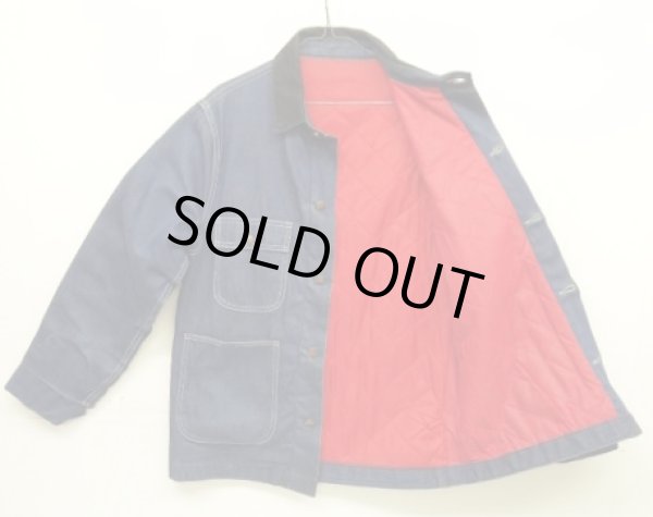 画像3: 60'S POWR HOUSE 裏地キルティング デニム カバーオール インディゴ USA製 (VINTAGE)