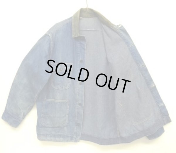 画像3: 60'S SEARS デニム カバーオール インディゴ USA製 (VINTAGE)