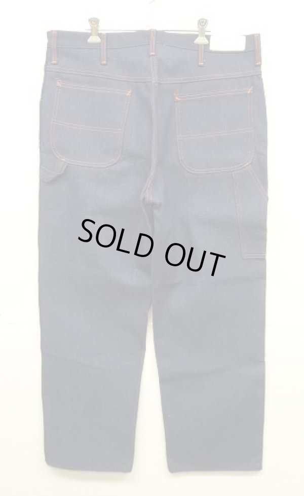 画像5: 80'S BIG MAC トップスナップボタン デニム ペインターパンツ インディゴ USA製 (DEADSTOCK)