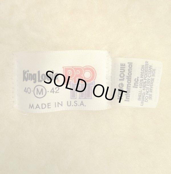 画像2: 90'S KING LOUIE 裏地ボア付き コーチジャケット ネイビー USA製 (MINT CONDITION)