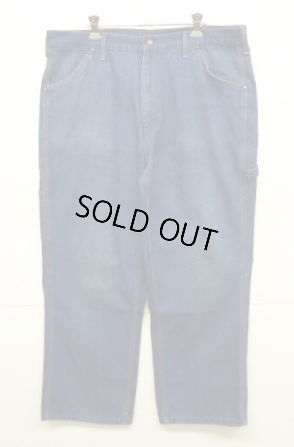 画像1: 80'S BIG MAC トップスナップボタン デニム ペインターパンツ インディゴ (VINTAGE)